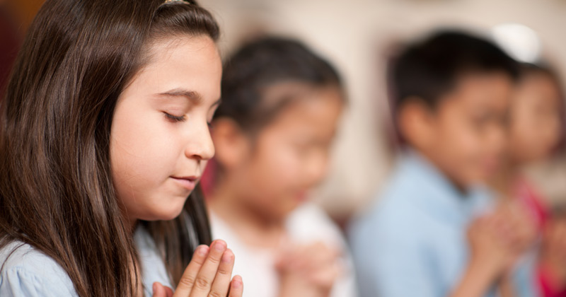 Praying-children